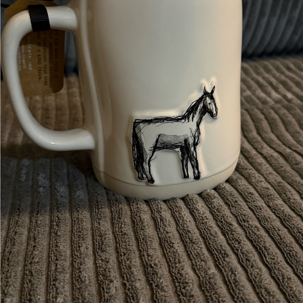 Rae Dunn White Double-sided Mug - Not My First Rodeo - Picture 4 of 8